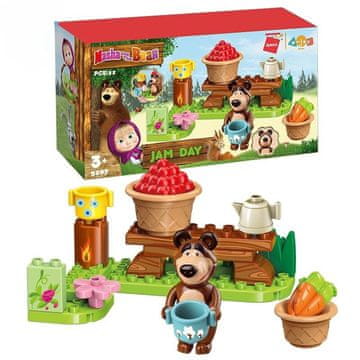 shumee MAŠA IN MEDVED 5207 DAN MARMELADE 22-delni komplet kot darilo