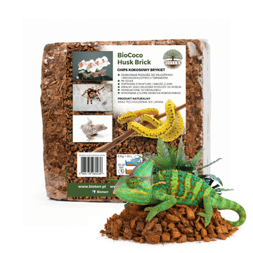shumee BioCoco Husk Brick Briketi iz kokosovih sekancev za terarij 4,5 kg
