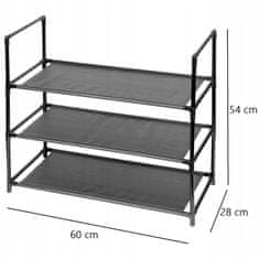 BRUNBESTE Regal regal stojalo za čevlje 60x54x28 cm BRUNBESTE BB-3975