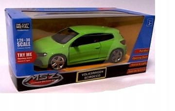 shumee Volkswagen Scirocco 1:32 Kovinski avtomobil z zvoki
