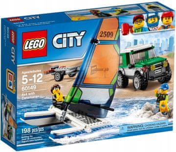 shumee LEGO CITY 60149 JADRNICA KATAMARAN JADRANJE NA DESKI