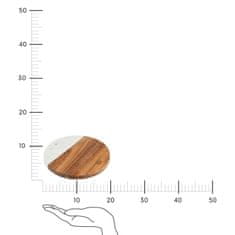 5Five® Okrogli krožnik Harmony AKACIJA | MARMOR