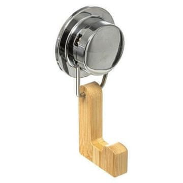 shumee Venterra kovina/bambus SUCTION CUP HOOK kopalnica/kuhinja