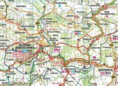 shumee Krakov in okolica, zahodni del. Malopoljska. Vodoodporni kolesarski zemljevid. Ne samo Green Velo. Euro Pilot