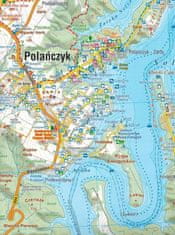 shumee Solinsko jezero, Myczkowieckie in okolica. Plastificiran turistični zemljevid. Izdaja 2023. Kompas