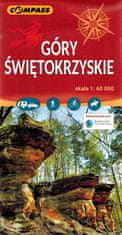 shumee Svetokriško gorovje 1:60.000. Turistični zemljevid. Izdaja 2024. Kompas.