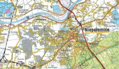 shumee Območje Krakova 1:45.000. Plastificiran turistični zemljevid. Izdaja 2025. Kompas.