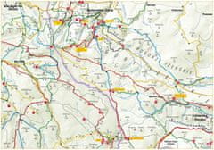shumee Świeradów-Zdrój in okolica / Turistične poti Świeradów-Zdrój. Laminirana turistična karta. Izdaja 2025. Tehtnica
