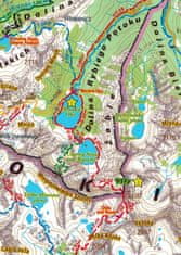 shumee Tatre, Zakopane. Žepni, plastificirani turistični zemljevid / zemljevid mesta. Izdaja 2025. Galileos