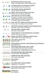 shumee Sanoksko-turčansko gorovje. Območje Sanoka. Plastificiran turistični zemljevid. Izdaja 2024. Kompas