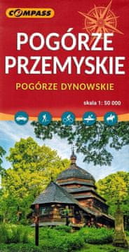 shumee Przemyśl in Dynowsko vznožje. Turistični zemljevid. Izdaja 2023. Kompas