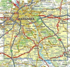 shumee Južna Varšava 1:50.000. Krajinski parki Chojnów in Mazowiecki. Turistični zemljevid. Izdaja 2024. Kompas