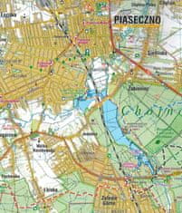 shumee Južna Varšava 1:50.000. Krajinski parki Chojnów in Mazowiecki. Turistični zemljevid. Izdaja 2024. Kompas