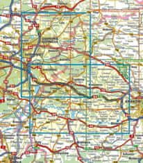 shumee Južna Jura, dolina Visle 1:50.000. Turistični zemljevid. Izdaja 2024. Kompas.