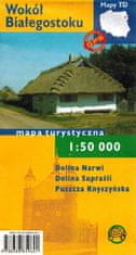 shumee Okolica Białystoka 1:50.000. Turistični zemljevid. TD Maps