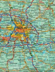 shumee Nemčija 1:925.000. Laminiran cestni zemljevid. Izdaja 2024/2025. Demart