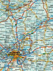 shumee Nemčija 1:925.000. Laminiran cestni zemljevid. Izdaja 2024/2025. Demart