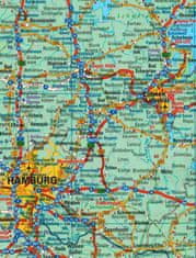 shumee Nemčija 1:925.000. Laminiran cestni zemljevid. Izdaja 2024/2025. Demart