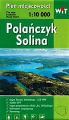 shumee Solinsko jezero 1:25.000. Solina in Polańczyk. Plastificirana turistična karta / Zemljevid mesta. WiT