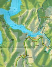 shumee Solinsko jezero 1:25.000. Solina in Polańczyk. Plastificirana turistična karta / Zemljevid mesta. WiT