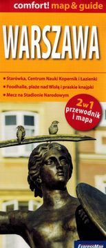 shumee Varšava. Laminiran zemljevid / Zemljevid mesta + Mini vodnik. Izdaja 2025. ExpressMap