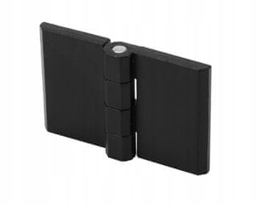 shumee Navojni tečaj 50x76 z vijaki M6x12 Gd-Zn prašno barvano črno