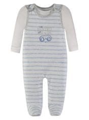 Kanz Komplet pajac in bluze za fantka, moder Kanz
