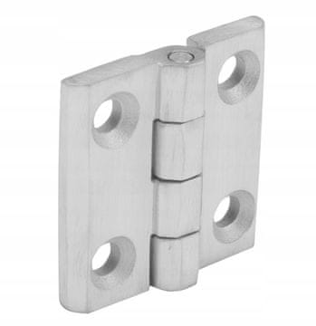 shumee Navojni tečaj 40x40 z luknjami za vijake M5, SS316