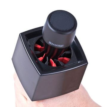 shumee Rycote Single Square Black Reporter mikrofonska zastavica