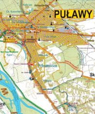 shumee Nałęczów 1:9.000. Puławy, Kazimierz Dolny. Turistična karta / Načrt mesta. Izdaja 2023. Galilej