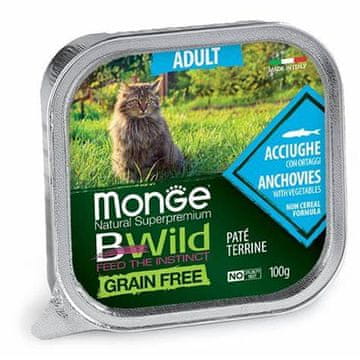 shumee Monge BWild Cat Adult Inčunova pašteta 100g