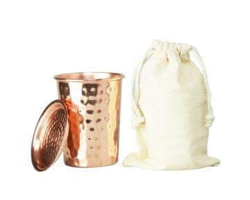 Orient Orientalni kladivasti bakreni vrček s pokrovom 250 ml