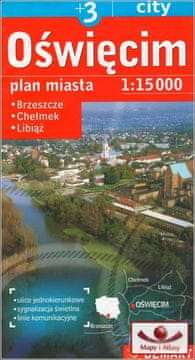 shumee Oświęcim +3. Brzeszcze, Chełmek, Libiąż. Zemljevid / načrt mesta. Demart