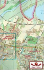 shumee Oświęcim +3. Brzeszcze, Chełmek, Libiąż. Zemljevid / načrt mesta. Demart