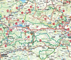 shumee Severna Slovaška. Vodnik. Galileos