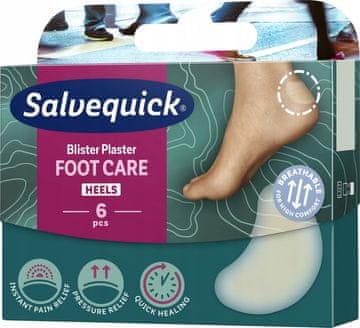 shumee Salvequick BLISTER MEDIUM 12 X 6 obliži za petne žulje in odrgnine / 2352