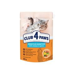 Club 4 Paws CLUB 4 PAWS PREMIUM HRANA ZA ODRASLE MAČKE, občutljiva prebava - 80 g vrečka