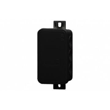 F-ELEKTRO Hermetična omarica V8, termoplastika 80x45x41 IP54, črna - klik, 8 izbojnih odprtin F1.0266