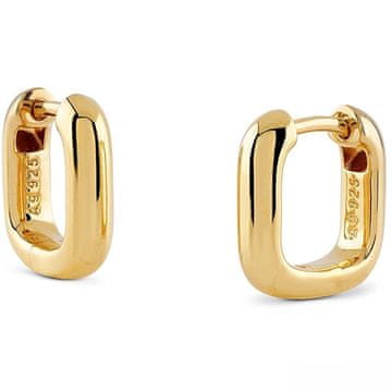 Guess Minimalistični pozlačeni uhani Nuanse JSBE04526JWYGT/U