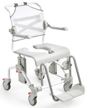 shumee Voziček za stranišče in tuš Etac Swift Mobile 2 do 160 kg z nastavljivo višino sedeža.