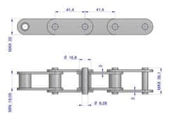 shumee Valjčna veriga CA550VD 5m Waryński