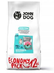 shumee JOHN DOG suha hrana za pse in mladičke TELETINA JAGNJETINA 12 kg