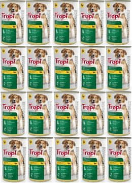 shumee TROPI mokra hrana za pse s perutnino v omaki 415 g x 20 kos PERUTNINA za pse