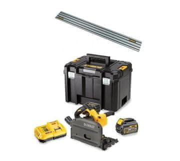 shumee DEWALT FLEXVOLT KROŽNA ŽAGA - Potopna žaga 54V 2x6,0Ah 1,5m tirnica DCS520T2R