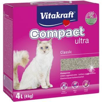 shumee Vitakraft COMPACT ULTRA 4 kg grudičasto bentonitno stelje