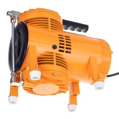 shumee DVOJNI MEMBRANSKI KOMPRESOR ZRAČNE KRTAČE 128 L/MIN ŠOBA 0,2–1,2 MM TIHI