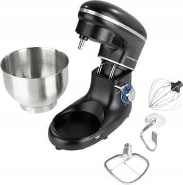 Gourmetmaxx Učinkovit planetarni kuhinjski robot Landmann Gourmetmaxx 03550 1500 W črne barve