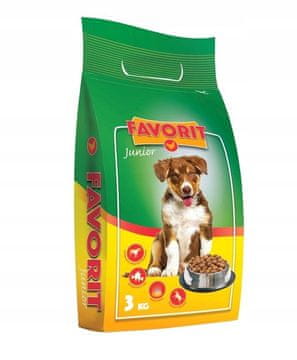 shumee Favorit suha hrana 3 kg Junior piščanec za pasje mladiče