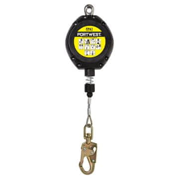 shumee Samozaklepna naprava z 10 m jeklenim kablom - črna