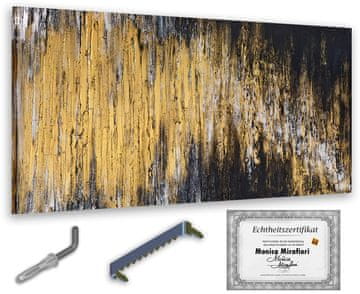 shumee Monica Mirafiori I 100 % ROČNO POSLIKANA I Avantgardna slika 140x70cm | Ročno poslikana slika | Akrilna slika | Zelo velika akrilna slika I Moderna umetnost I Umetniške slike